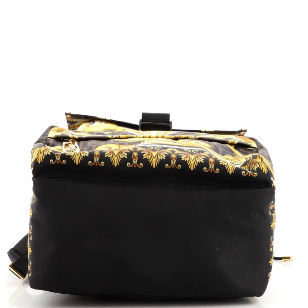 Fendi x Versace Fendace Fendiness Backpack Printed Zucca Nylon Medium - Picture 5 of 7